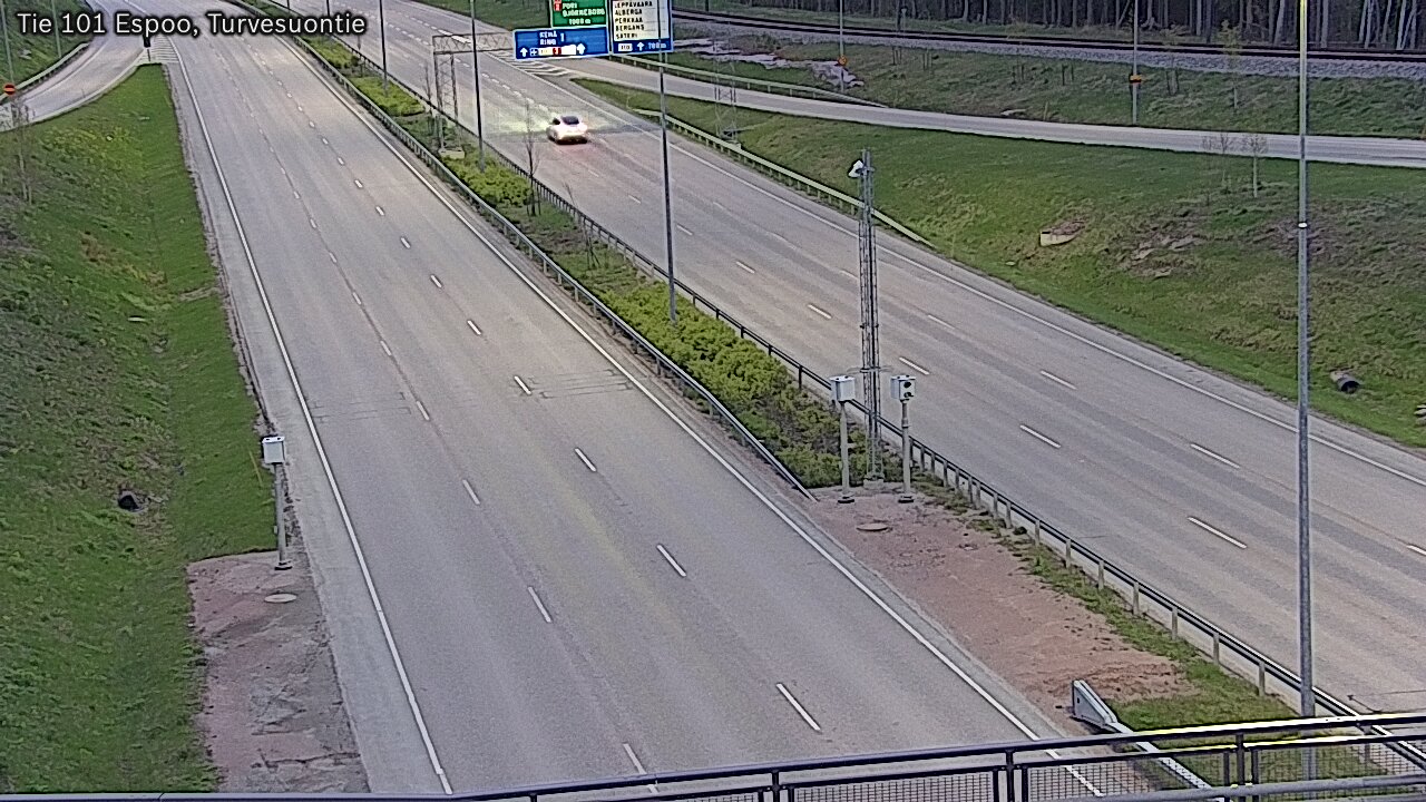 Weather Camera Image Väg 101 Esbo Torvmossvägen, Espoo, Uusimaa