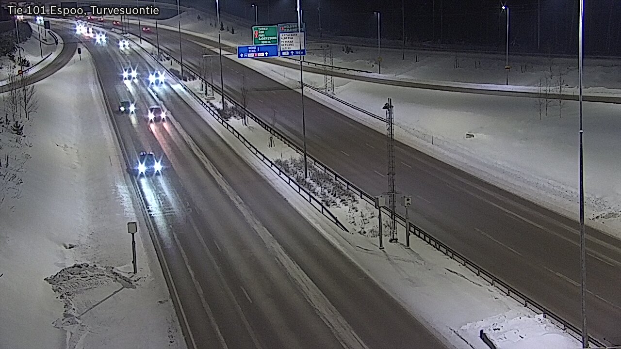 Weather Camera Image Road 101 Espoo Turvesuontie, Espoo, Uusimaa