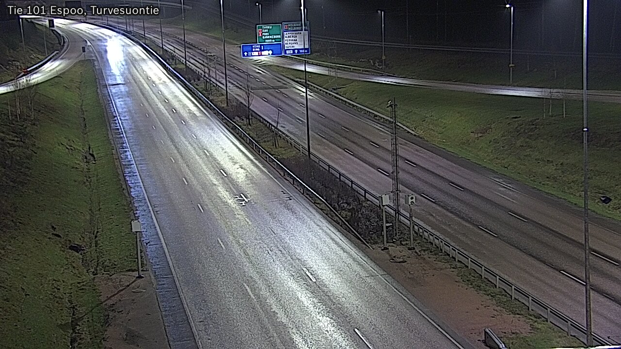 Weather Camera Image Road 101 Espoo Turvesuontie, Espoo, Uusimaa
