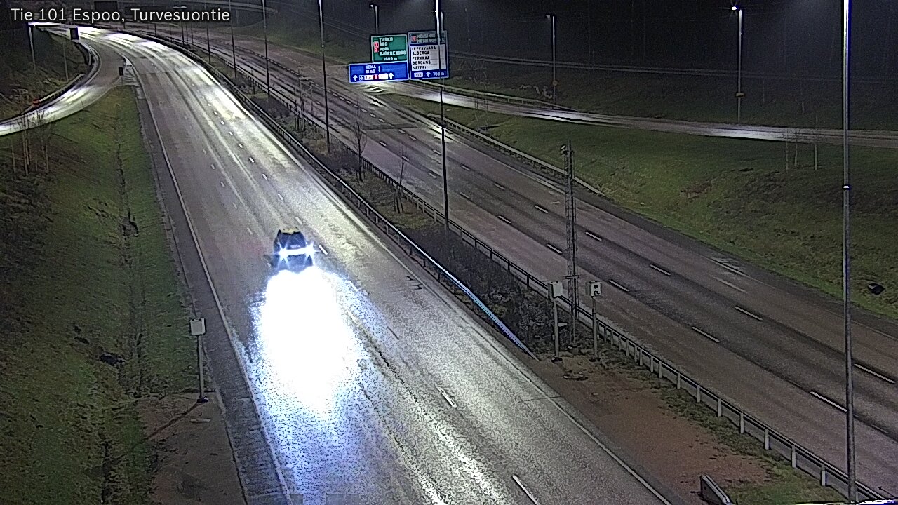 Weather Camera Image Road 101 Espoo Turvesuontie, Espoo, Uusimaa