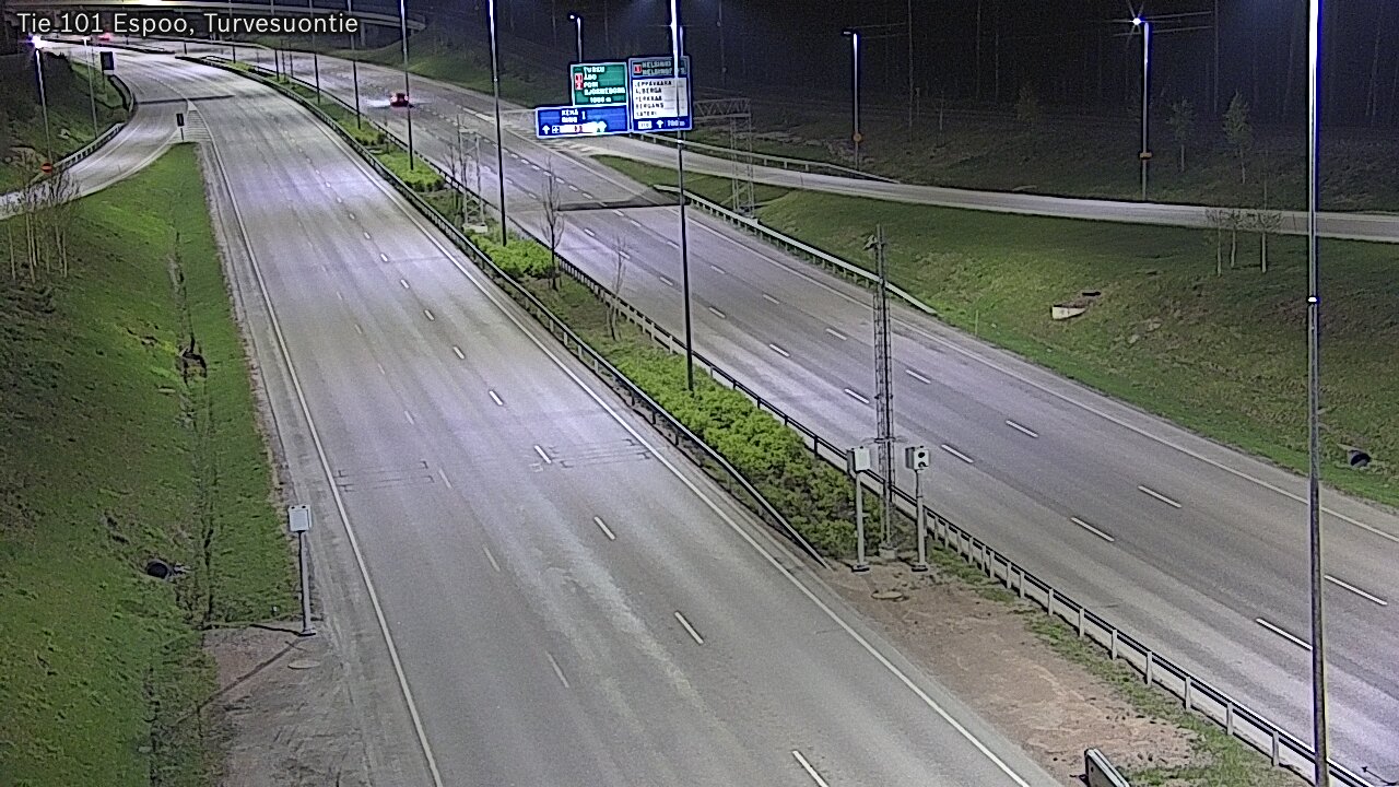 Weather Camera Image Road 101 Espoo Turvesuontie, Espoo, Uusimaa