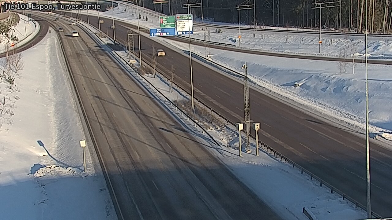 Weather Camera Image Road 101 Espoo Turvesuontie, Espoo, Uusimaa