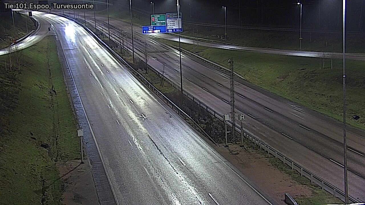 Weather Camera Image Road 101 Espoo Turvesuontie, Espoo, Uusimaa