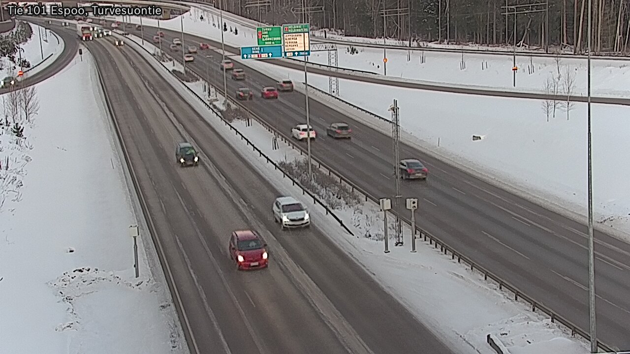 Weather Camera Image Road 101 Espoo Turvesuontie, Espoo, Uusimaa