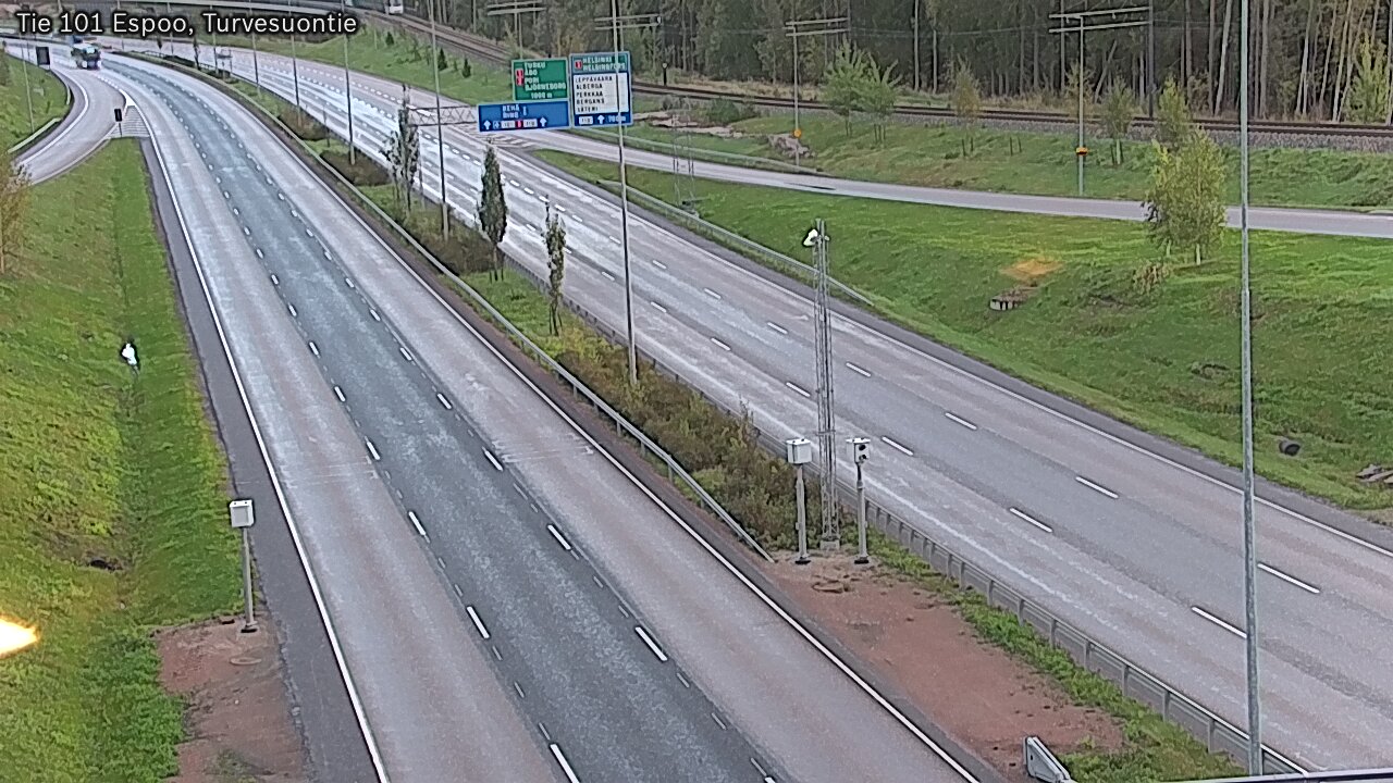 Weather Camera Image Road 101 Espoo Turvesuontie, Espoo, Uusimaa