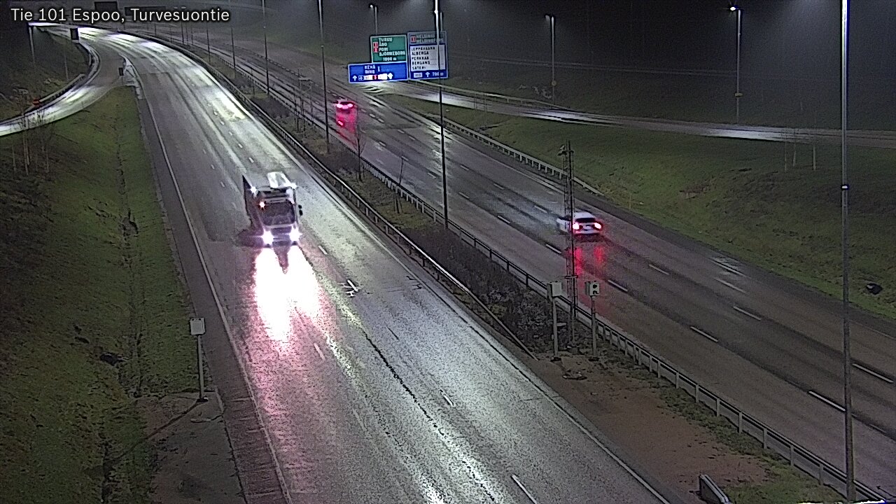 Weather Camera Image Road 101 Espoo Turvesuontie, Espoo, Uusimaa