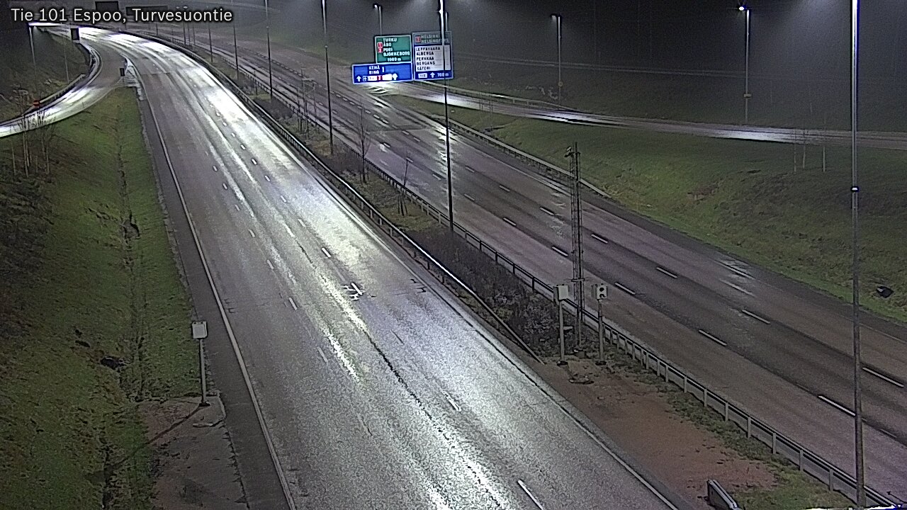 Weather Camera Image Road 101 Espoo Turvesuontie, Espoo, Uusimaa