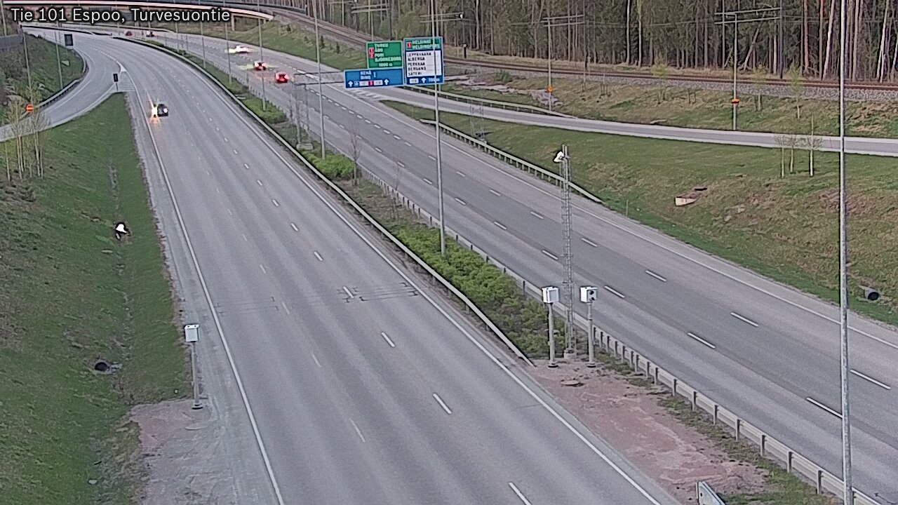 Weather Camera Image Road 101 Espoo Turvesuontie, Espoo, Uusimaa