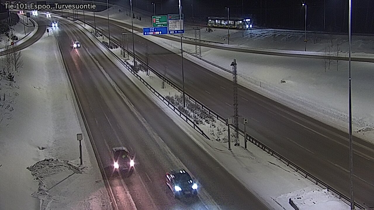 Weather Camera Image Road 101 Espoo Turvesuontie, Espoo, Uusimaa