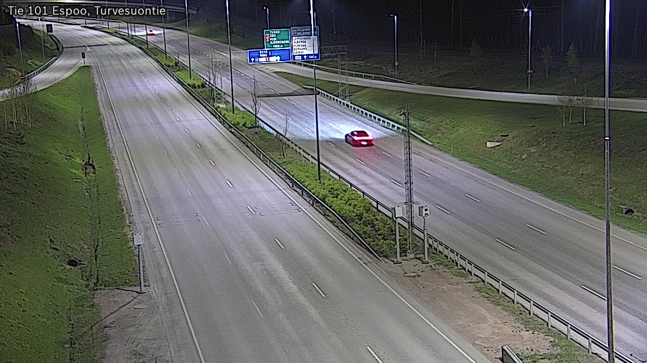 Weather Camera Image Road 101 Espoo Turvesuontie, Espoo, Uusimaa
