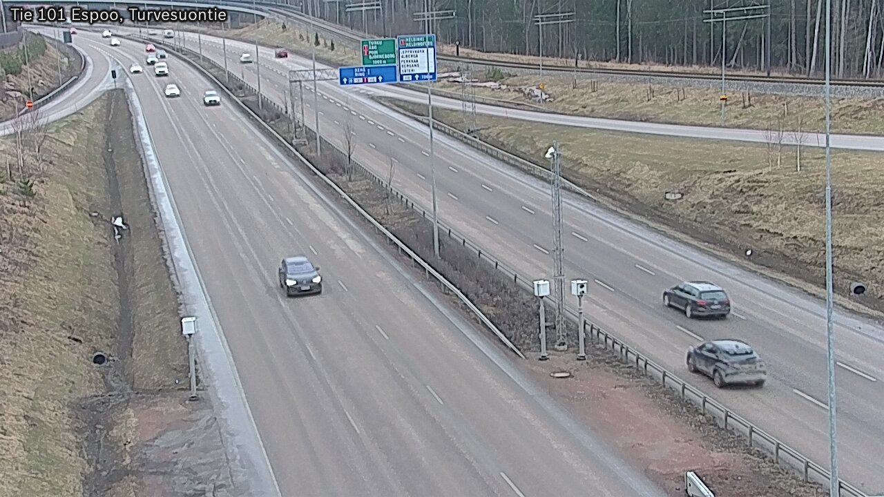 Weather Camera Image Road 101 Espoo Turvesuontie, Espoo, Uusimaa