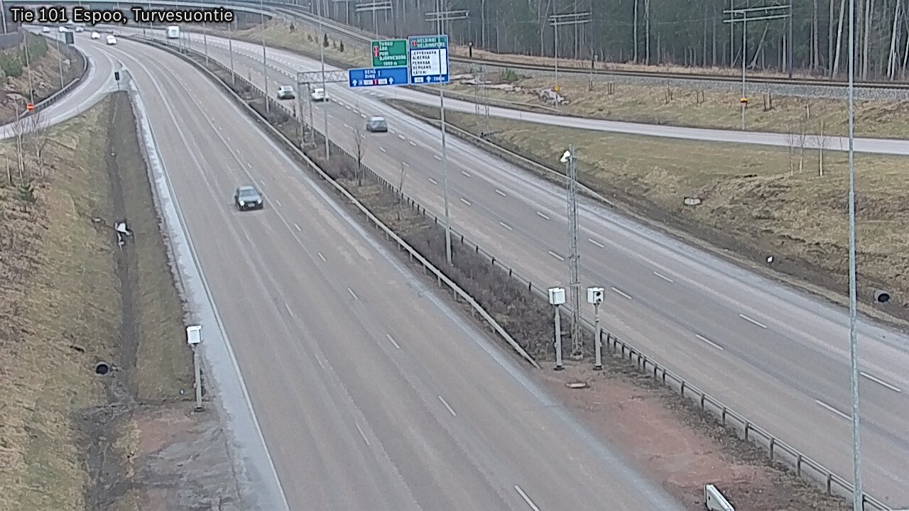 Weather Camera Image Road 101 Espoo Turvesuontie, Espoo, Uusimaa