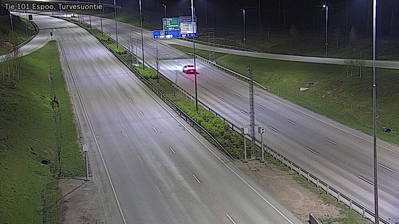 Weather Camera Image Väg 101 Esbo Torvmossvägen, Espoo, Uusimaa