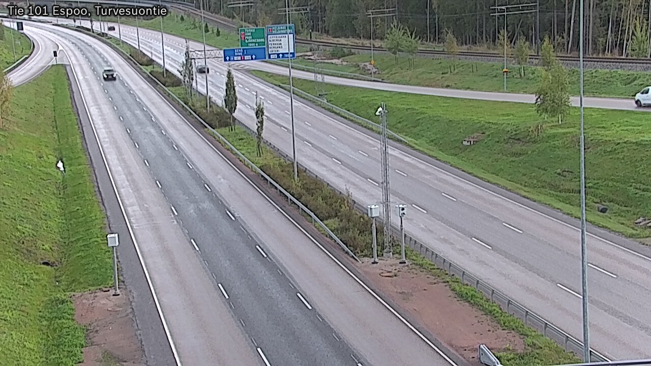 Weather Camera Image Road 101 Espoo Turvesuontie, Espoo, Uusimaa