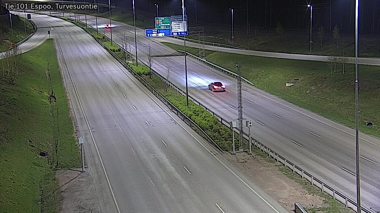 Weather Camera Image Road 101 Espoo Turvesuontie, Espoo, Uusimaa