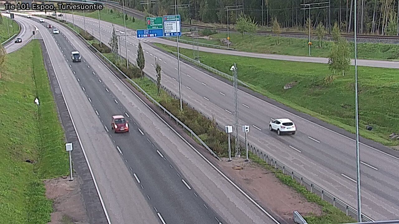 Weather Camera Image Väg 101 Esbo Torvmossvägen, Espoo, Uusimaa