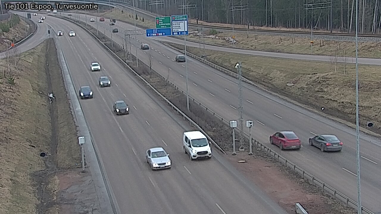 Weather Camera Image Road 101 Espoo Turvesuontie, Espoo, Uusimaa