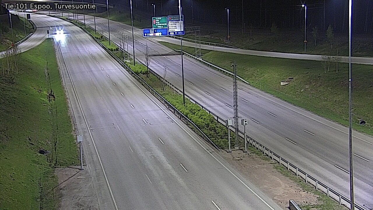 Weather Camera Image Road 101 Espoo Turvesuontie, Espoo, Uusimaa