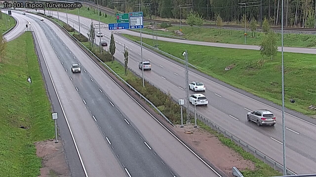 Weather Camera Image Road 101 Espoo Turvesuontie, Espoo, Uusimaa