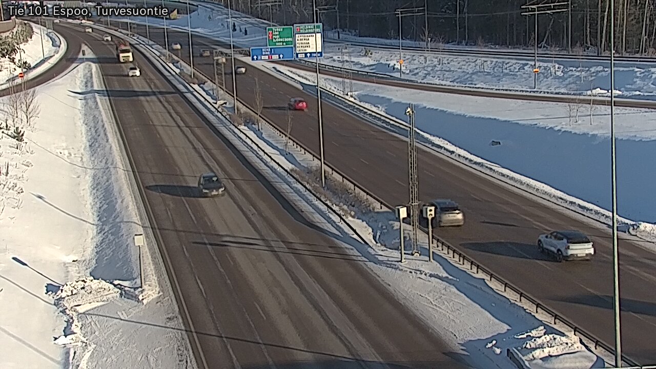 Weather Camera Image Road 101 Espoo Turvesuontie, Espoo, Uusimaa