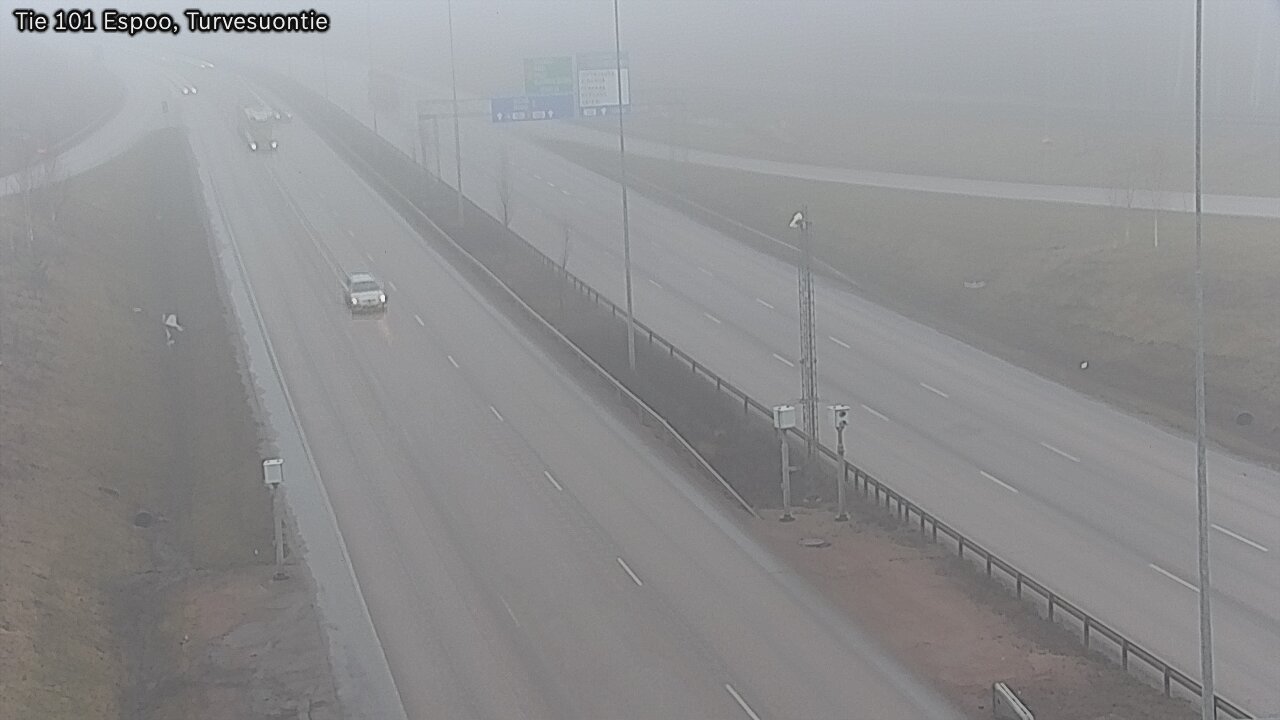 Weather Camera Image Road 101 Espoo Turvesuontie, Espoo, Uusimaa