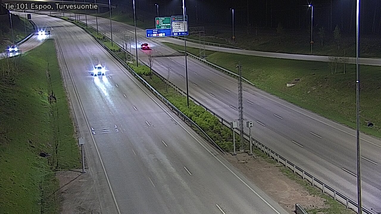 Weather Camera Image Väg 101 Esbo Torvmossvägen, Espoo, Uusimaa