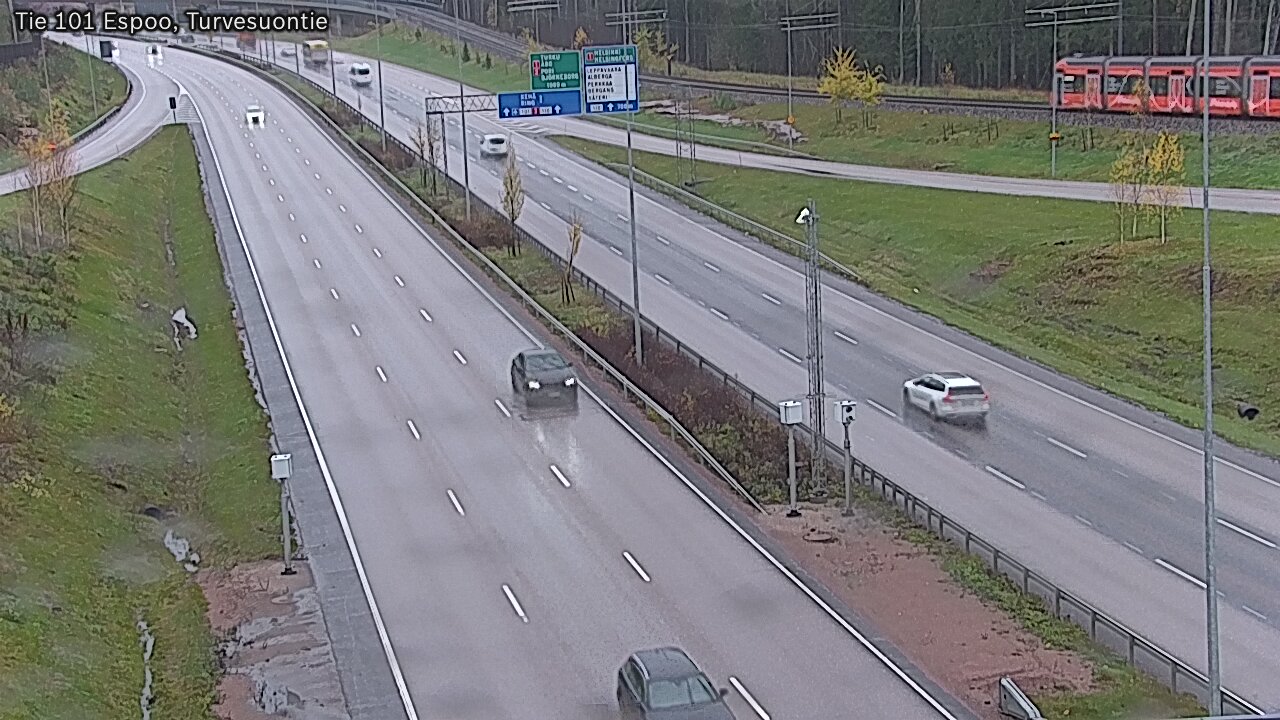 Weather Camera Image Road 101 Espoo Turvesuontie, Espoo, Uusimaa