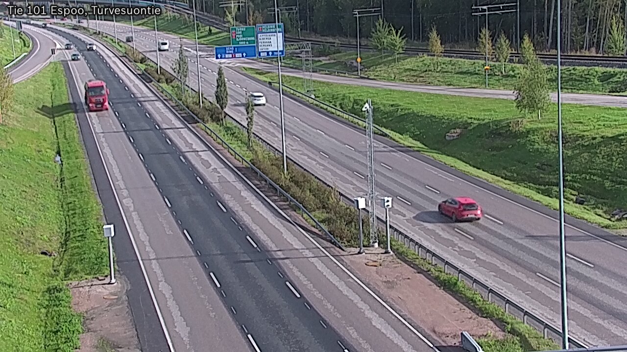 Weather Camera Image Väg 101 Esbo Torvmossvägen, Espoo, Uusimaa