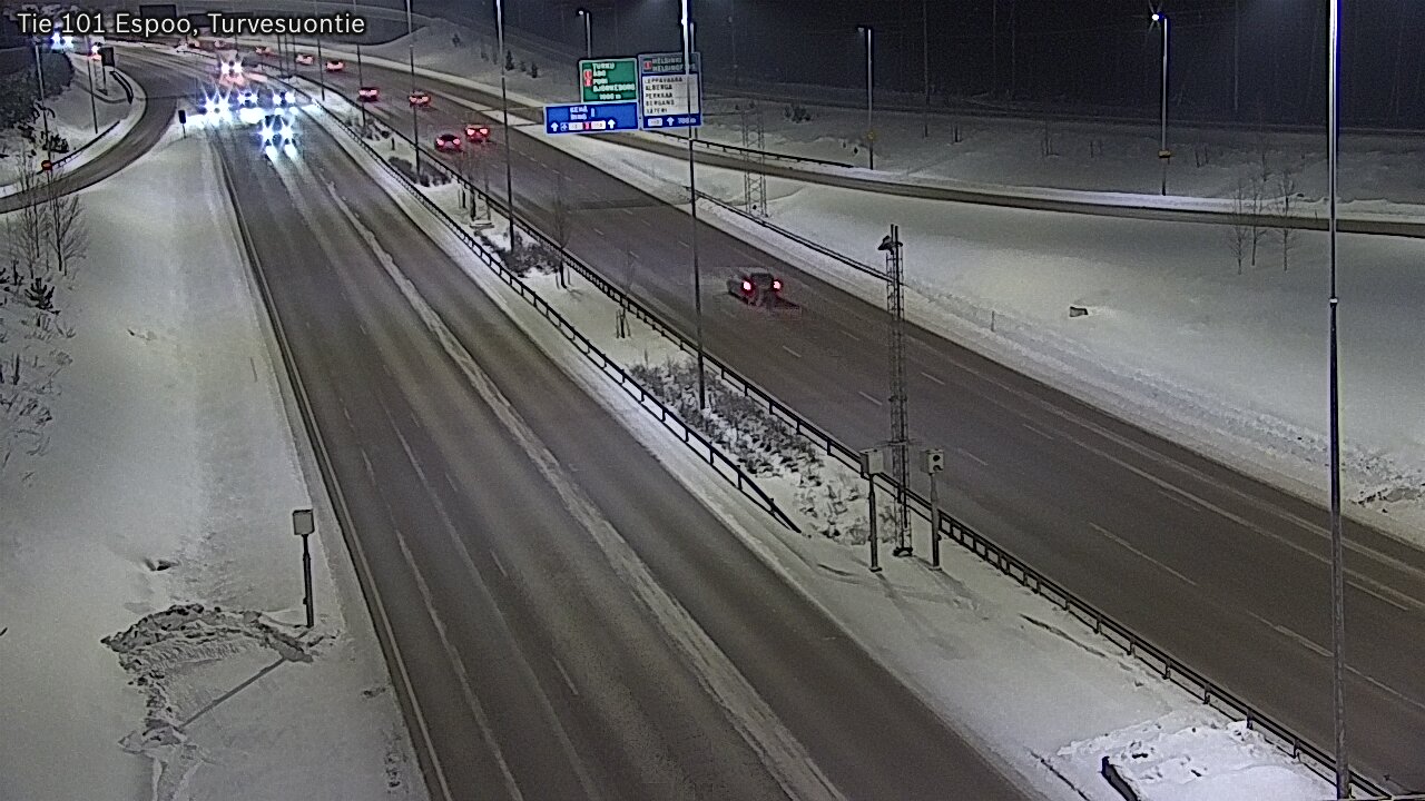 Weather Camera Image Road 101 Espoo Turvesuontie, Espoo, Uusimaa