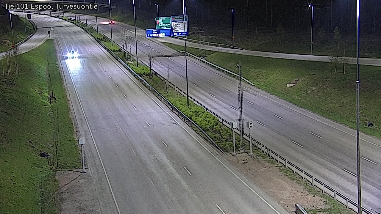 Weather Camera Image Road 101 Espoo Turvesuontie, Espoo, Uusimaa