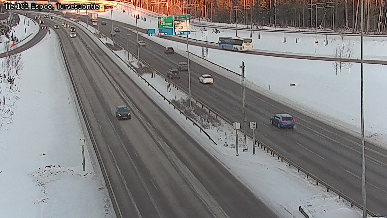 Weather Camera Image Road 101 Espoo Turvesuontie, Espoo, Uusimaa