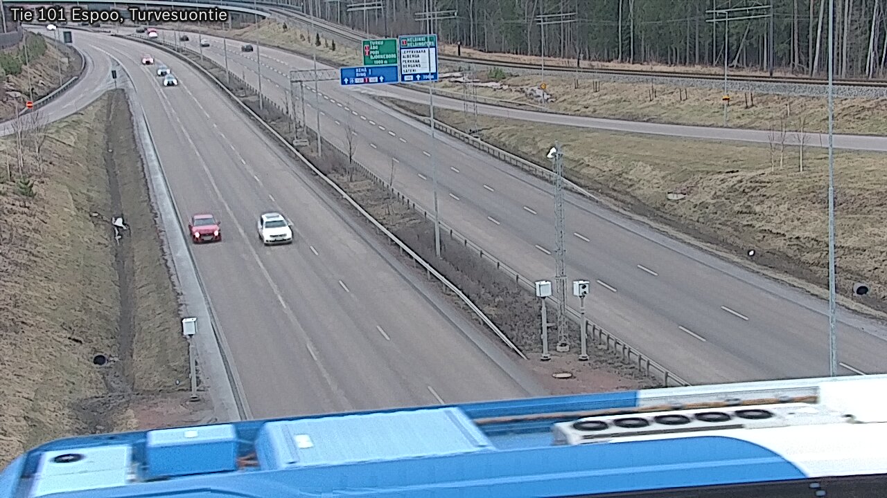 Weather Camera Image Road 101 Espoo Turvesuontie, Espoo, Uusimaa