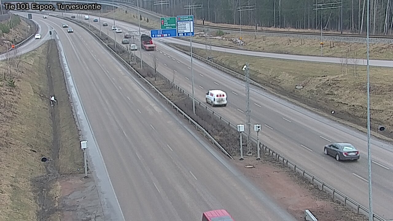Weather Camera Image Road 101 Espoo Turvesuontie, Espoo, Uusimaa