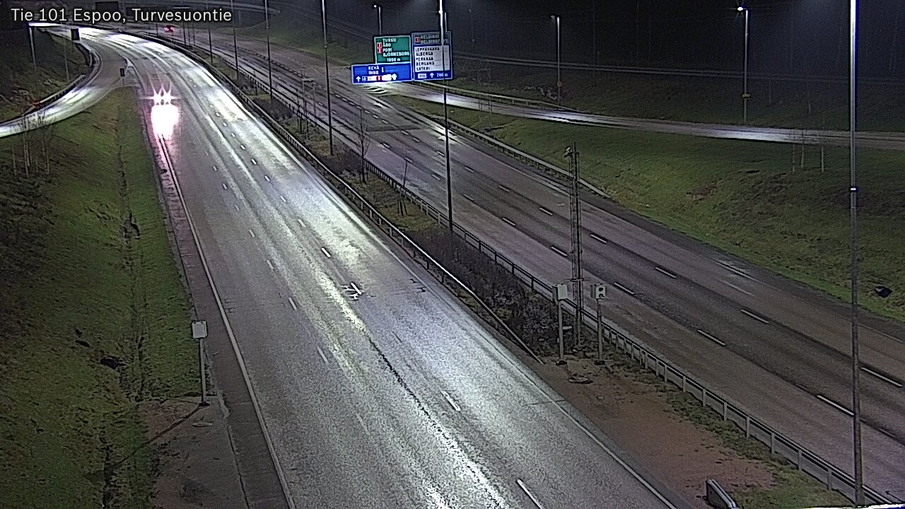 Weather Camera Image Road 101 Espoo Turvesuontie, Espoo, Uusimaa