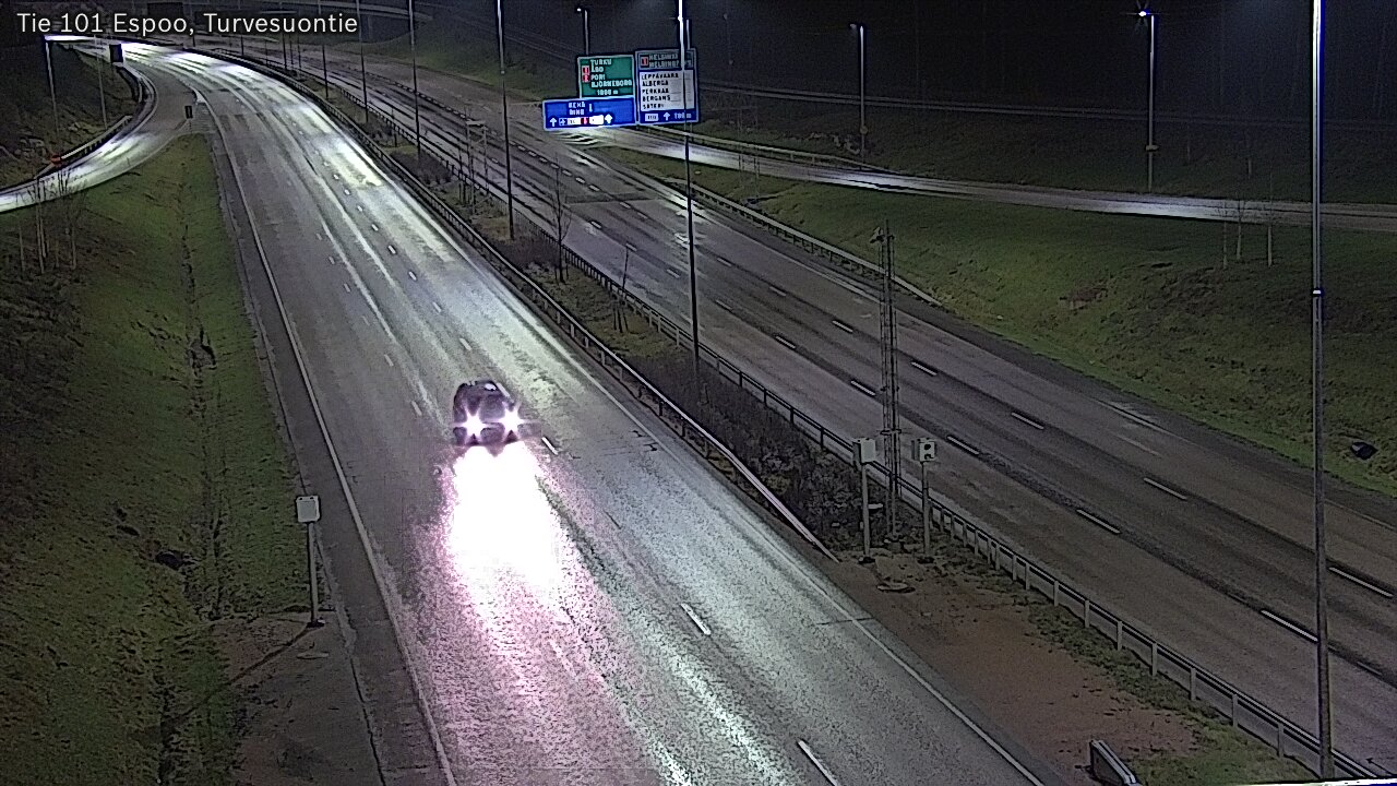 Weather Camera Image Road 101 Espoo Turvesuontie, Espoo, Uusimaa