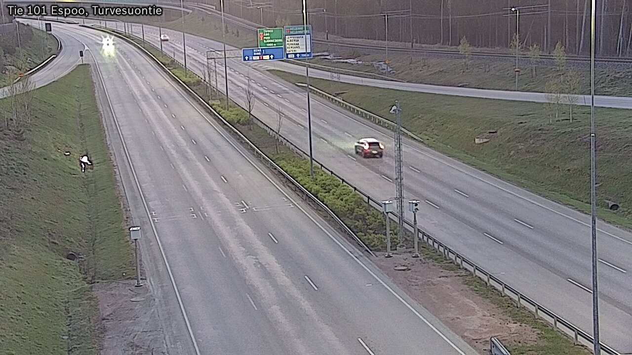 Weather Camera Image Väg 101 Esbo Torvmossvägen, Espoo, Uusimaa
