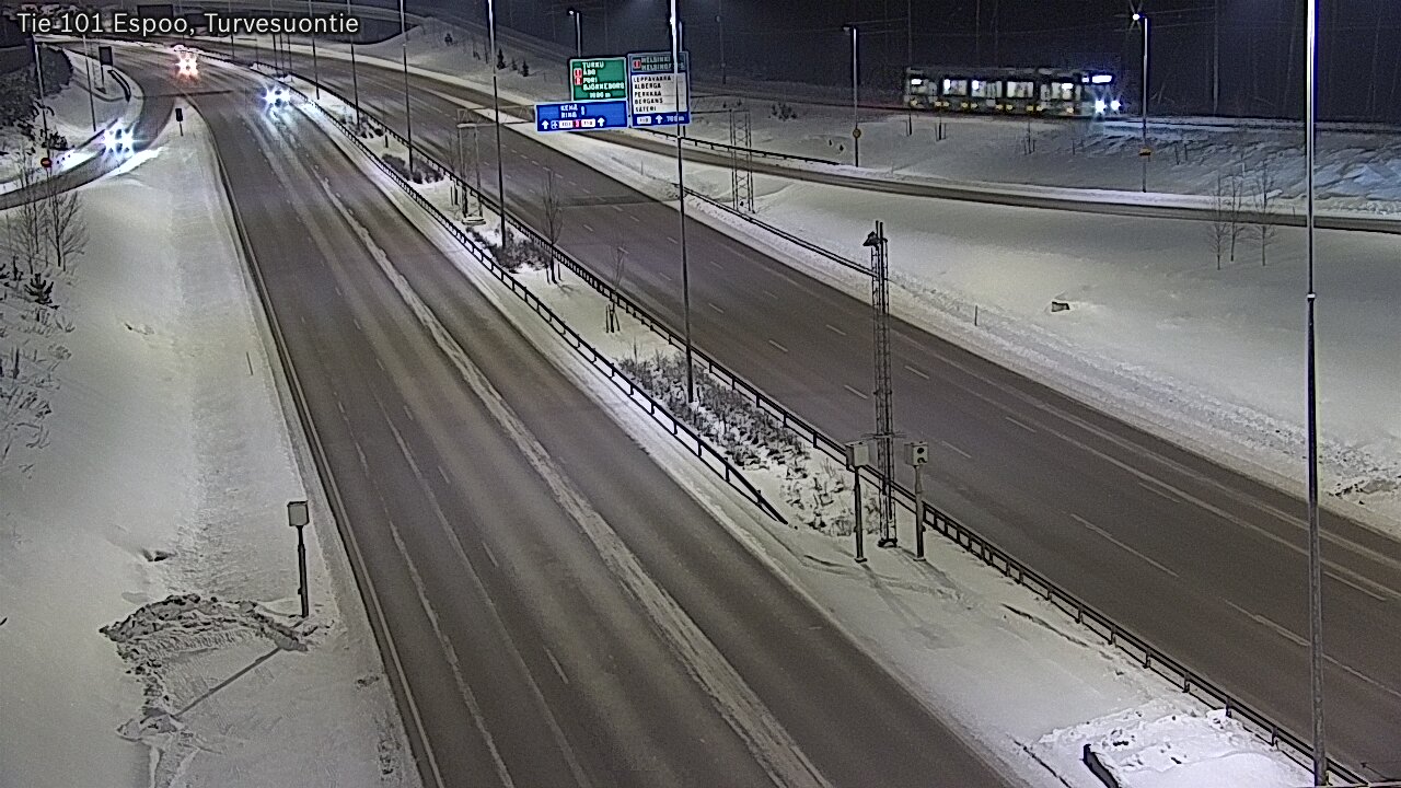Weather Camera Image Road 101 Espoo Turvesuontie, Espoo, Uusimaa