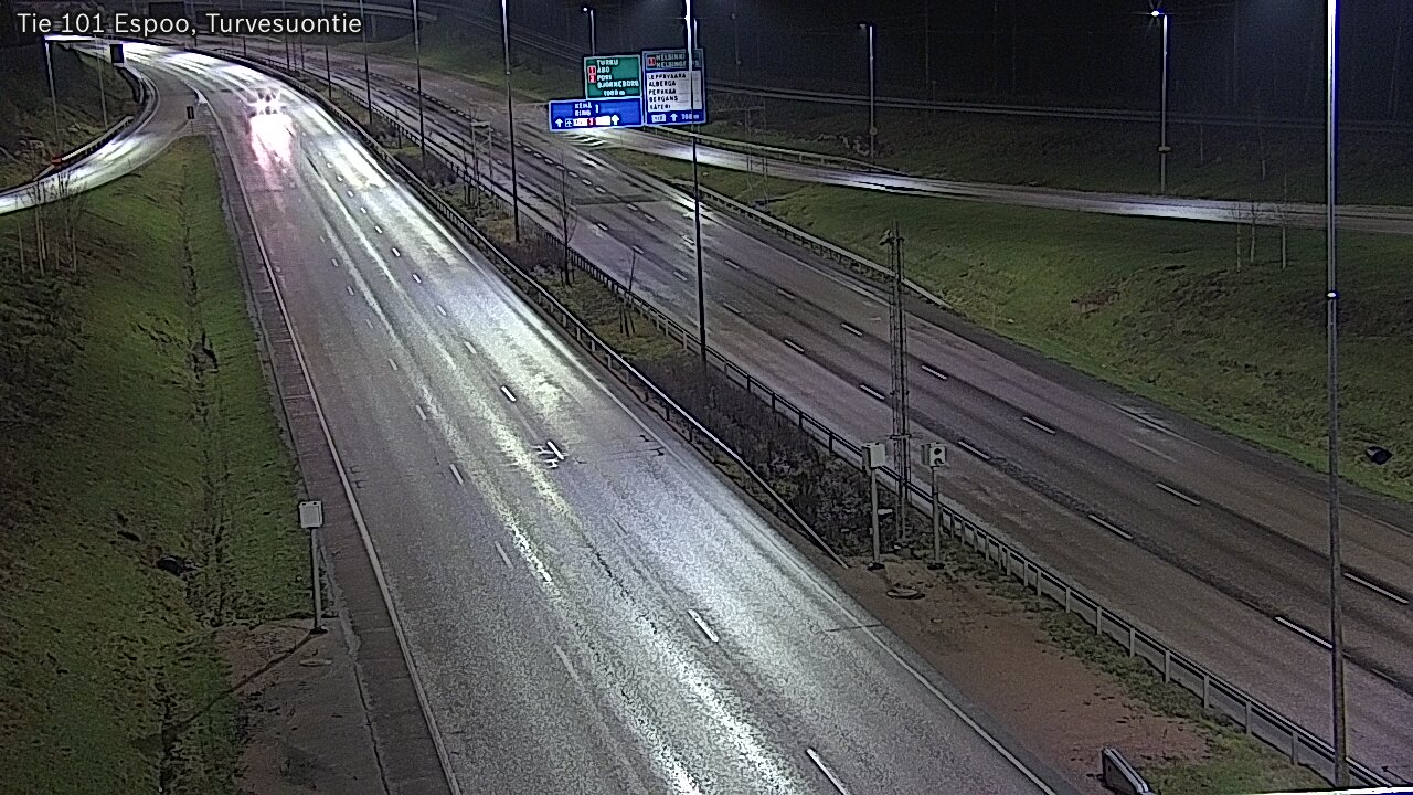 Weather Camera Image Road 101 Espoo Turvesuontie, Espoo, Uusimaa