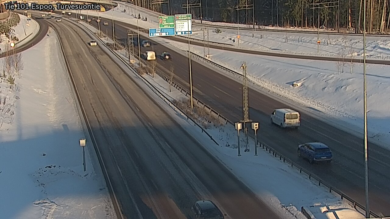 Weather Camera Image Road 101 Espoo Turvesuontie, Espoo, Uusimaa