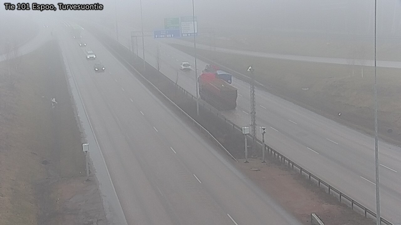 Weather Camera Image Road 101 Espoo Turvesuontie, Espoo, Uusimaa