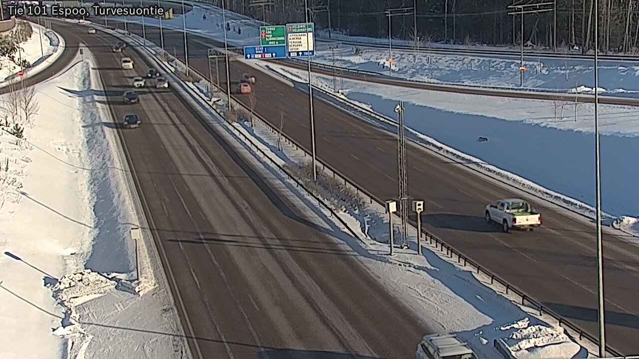 Weather Camera Image Road 101 Espoo Turvesuontie, Espoo, Uusimaa