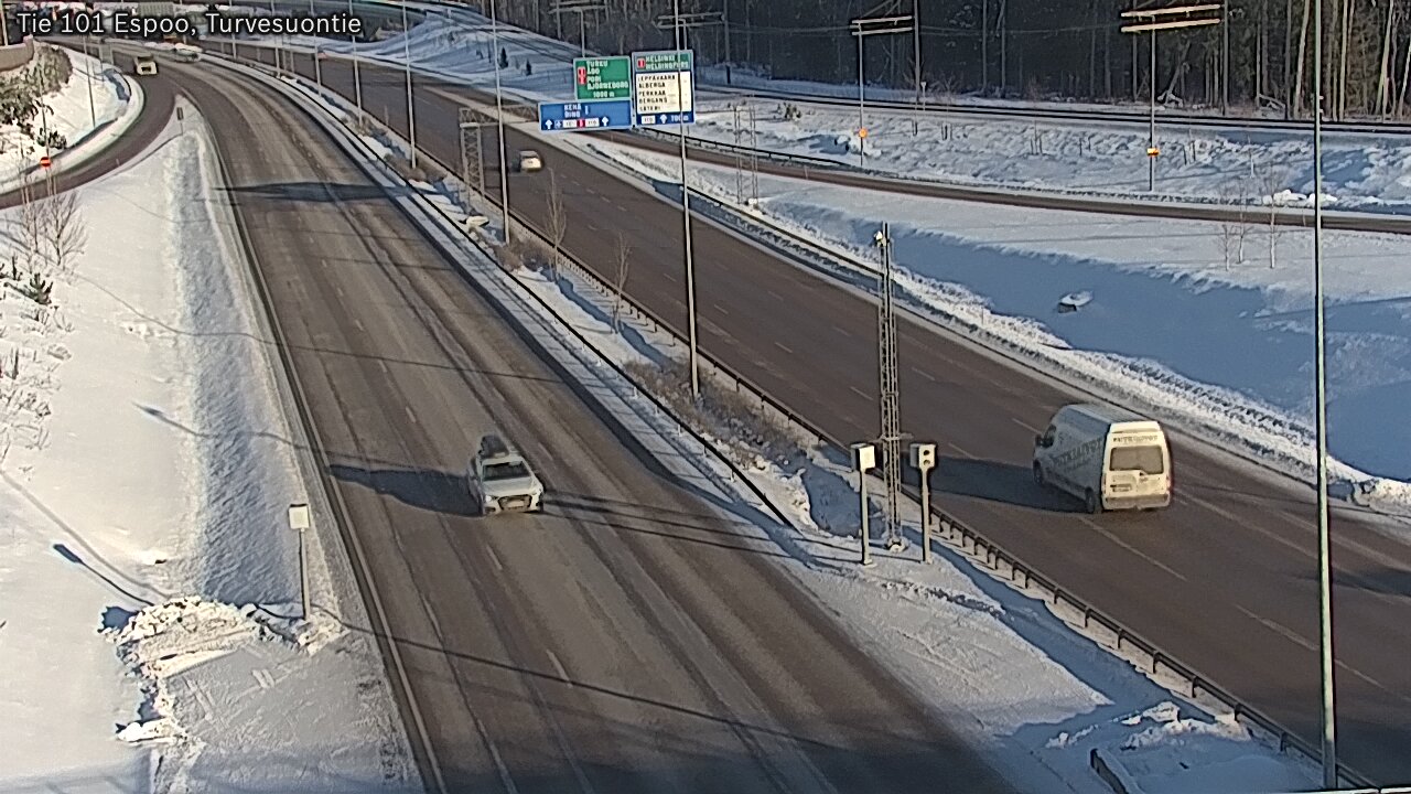 Weather Camera Image Road 101 Espoo Turvesuontie, Espoo, Uusimaa