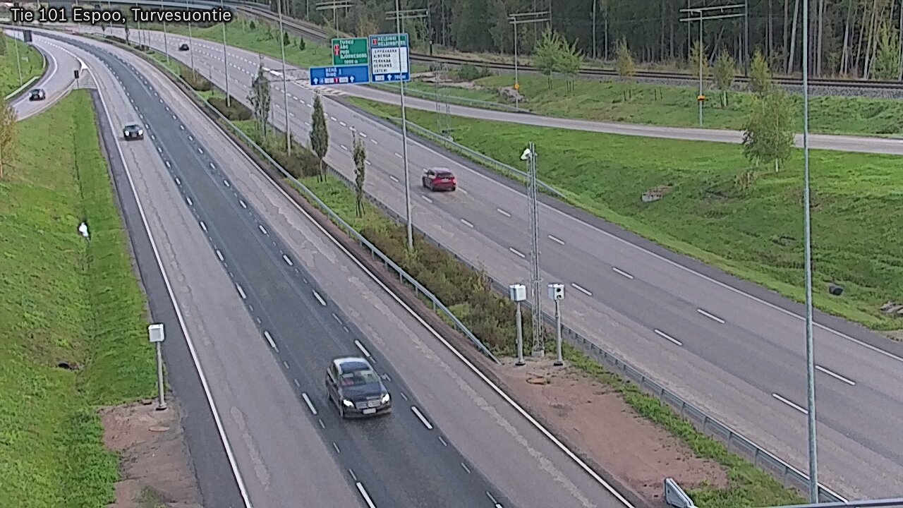 Weather Camera Image Road 101 Espoo Turvesuontie, Espoo, Uusimaa