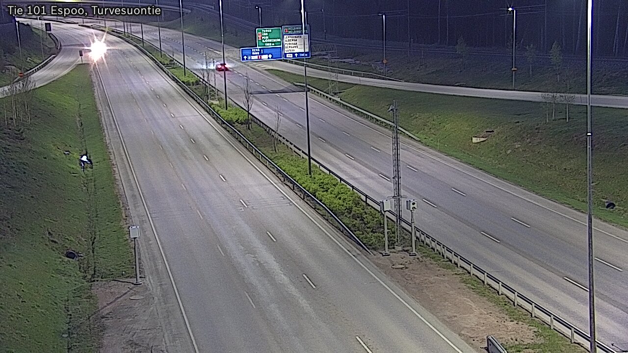 Weather Camera Image Väg 101 Esbo Torvmossvägen, Espoo, Uusimaa