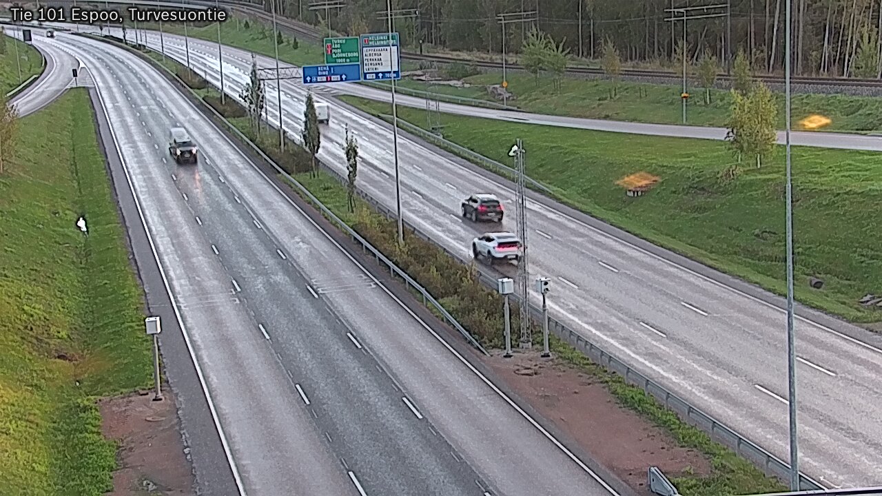 Weather Camera Image Road 101 Espoo Turvesuontie, Espoo, Uusimaa