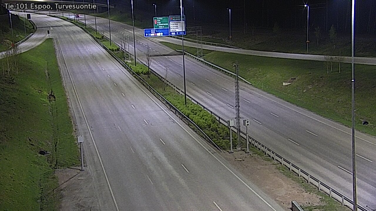 Weather Camera Image Road 101 Espoo Turvesuontie, Espoo, Uusimaa
