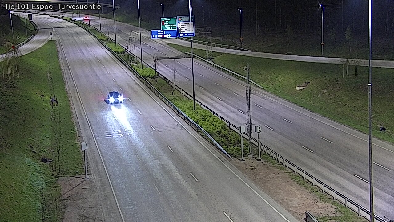 Weather Camera Image Väg 101 Esbo Torvmossvägen, Espoo, Uusimaa