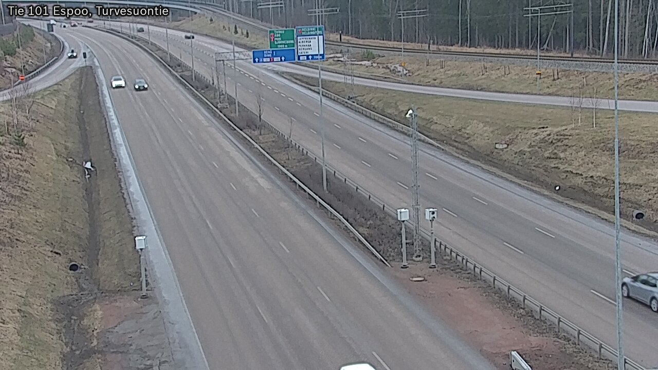 Weather Camera Image Road 101 Espoo Turvesuontie, Espoo, Uusimaa