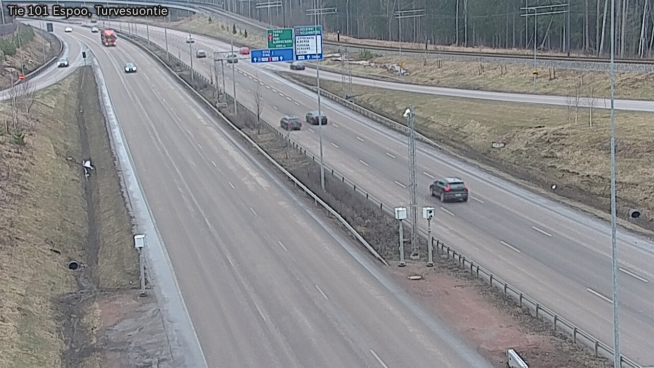 Weather Camera Image Road 101 Espoo Turvesuontie, Espoo, Uusimaa