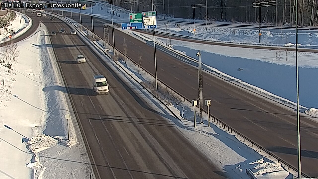 Weather Camera Image Road 101 Espoo Turvesuontie, Espoo, Uusimaa